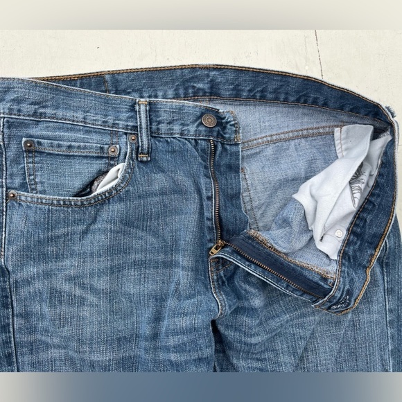 Men’s Levi's 527 Blue Straight Leg Denim 34x30 Relaxed Fit Zipper Iconic Jeans - Picture 8 of 9